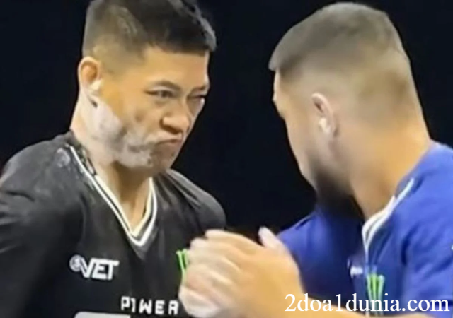 Bintang Kung Fu China Patah Pipi di Kontes Tampar Dunia